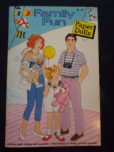 Vintage 1989 Family Fun Paper Doll Book Unused/Uncut - £10.90 GBP