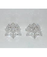 WMF Lead Crystal Hexagram Six Point Star Candlestick Holders - £18.37 GBP