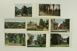 1905 Udb Postcard Lot 8 Main Street Brattleboro Rutland Montpelier Vermont - £11.36 GBP