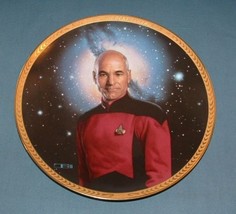 Star Trek The Next Generation Captain JEAN-LUC Picard Hamilton Plate 1993 Nib - £65.78 GBP