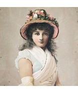 C1870-80s Louise Paullin Victorian Trade Card Lovely Actress Buffalo NY ... - $95.96 CAD