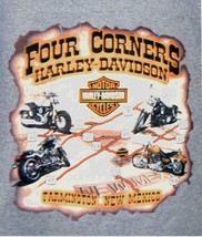 Harley Davidson XL mens Gray T-Shirt 2016 Four Corners of Farmington New Mexico - £11.91 GBP