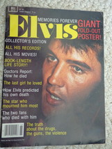 Elvis Memories Forever Dell Magazine with Giant Fold-out Poster (#1923) - $16.99