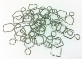 100Pcs 8X10mm Nickel Color Metal Finding Metal Connectors Infinity Symbol - £4.20 GBP