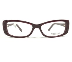 Valentino V2610 606 Eyeglasses Frames Red Rectangular Cat Eye Full Rim 5... - £95.41 GBP