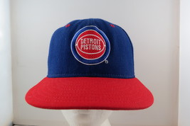 Detroit Pistons Hat (VTG) - New Era Pro Model - Team Logo Front - Size 6 7/8 - £27.52 GBP