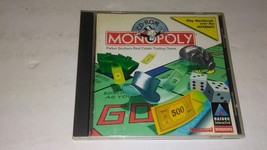 Vintage Monopoly CD - ROM Computer Video Disc Game (Px, 1996) Windows Version... - £19.88 GBP
