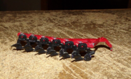 1/64 ertl red 6 bottom moldboard plow in good shape used - $9.89