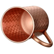 400ml 16.0oz 100% Copper Moscow Mule Mug Durable Coppery Beer Mugs Coffee Mug - £15.93 GBP