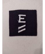 USN BATTLE EFFECTIVENESS AWARD  &quot;E&quot;  2 HASHMARKS WHITE ON BLACK WOOL NOS... - $4.75