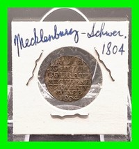 German States 1804 Mecklenburg-Schwerin Schilling Silver Coin ~ KM# 220 - $39.59