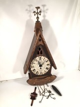 Il New England Clock Company Vintage Orologio W Banderuola Parti Restore... - $147.98