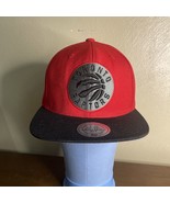 Mitchell &amp; Ness Toronto Raptors Black Red Adjustable Snapback Hat Cap - $12.19