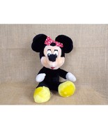 Vintage Disneyland Disney World Plush Minnie Mouse with Polka Dot Bow - $12.37