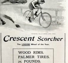 Crescent Scorcher Bicycles 1894 Advertisement Victorian Western Wheel ADBN1qq - £19.66 GBP