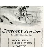 Crescent Scorcher Bicycles 1894 Advertisement Victorian Western Wheel AD... - £19.65 GBP