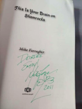 This is Your Brain on Shamrocks Book Signed Mike Farragher Irish Culture - £17.09 GBP