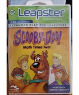 Leapster 1 2 SCOOBY-DOO! Math Times Two Learning Game Leap Frog 5-8 Year... - $56.26 MXN