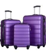 Hardside Spinner Luggage Set w/TSA Lock (20/24/28&quot;) - $253.01 CAD