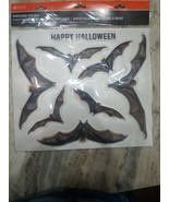 Happ Halloween Embossed Decals Bats - $13.37