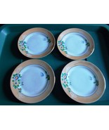 ~~ 1920&#39;s Noritake Co. Set Of 4 Japan Bread Plates ~~ Mother Of Pearl/Fl... - £7.85 GBP