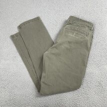 Goodfellow Mens Chino Pants 32x32 Green Flat Front Casual - €15,40 EUR