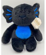 Minky 13 inch Bean Bag Black Axolotl Plush Toy AIDAN Super Soft &amp; Cute N... - $27.17 CAD