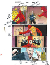 Original 1997 Daredevil 365 page 22 Marvel Comics color guide art: Molte... - $58.39