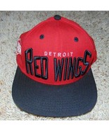 Mens Hat Detroit Red Wings NHL New Era 9Fifty Red Black Flat Bill Snapba... - £23.28 GBP