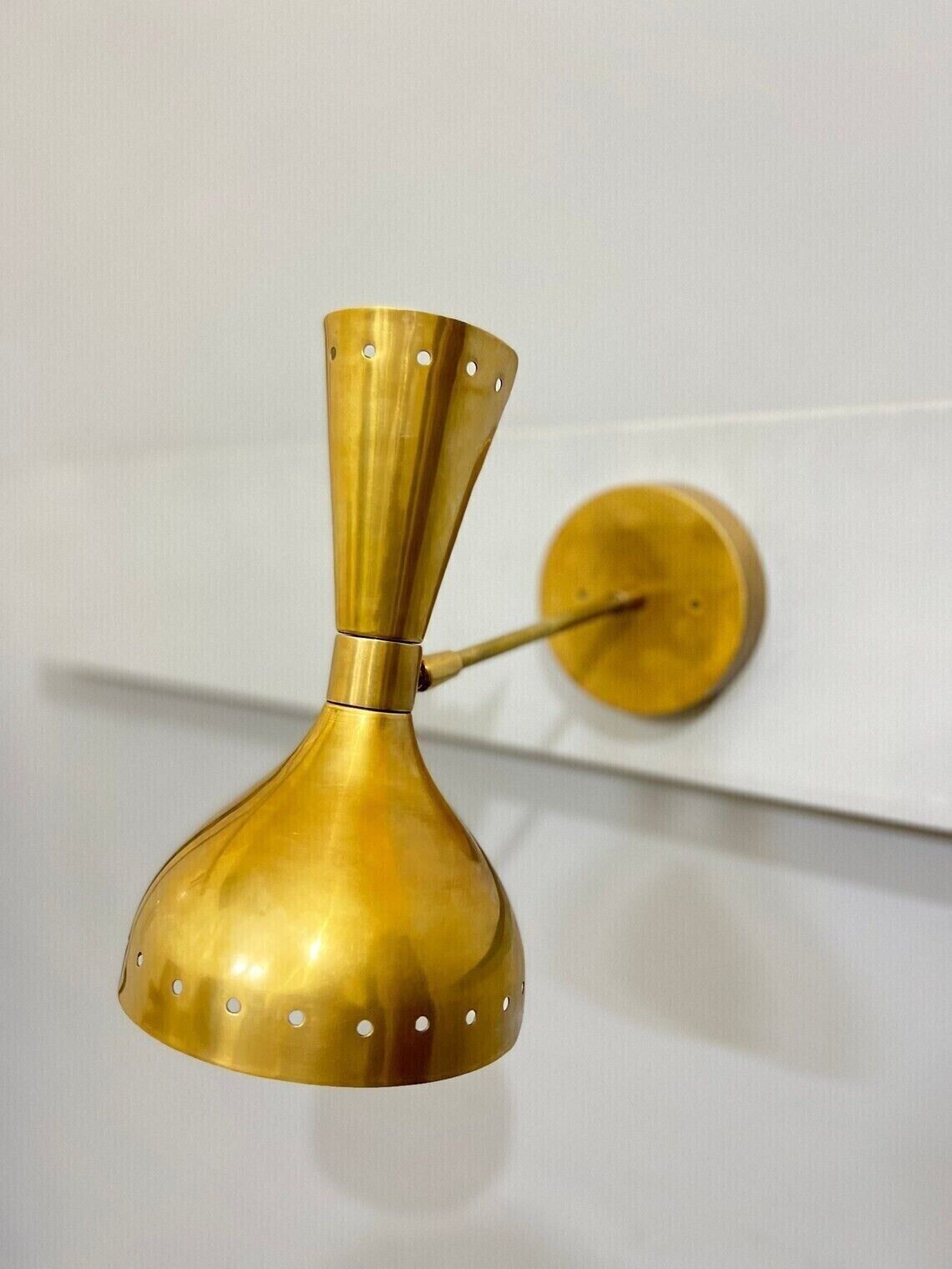 1950s Italian Diablo Wall Lights, Stilnovo Style Wall Sconce Wall Light - $110.77
