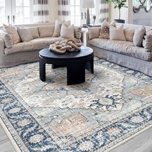 9X12 Area Rugs, Machine Washable Area Rugs For Living Room, Non Slip, 9X... - £146.52 GBP