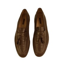Louis Vuitton Men&#39;s Gray Taupe Leather Tassels Loafers Slip On Shoes siz... - $390.50 CAD