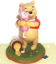 Disney Winnie the Pooh Piglet Figurine A Good Friend Sticks to You Like Honey - $14.95
