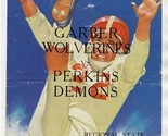 Garber Wolverines Perkins Demons State Playoffs Football Program Oklahom... - £14.27 GBP