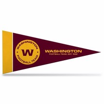 Washington Commanders NFL Felt Mini Pennant 4&quot; x 9&quot; Banner Flag Souvenir... - $3.66