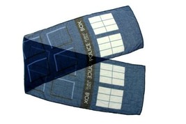 Doctor Who Tardis Image BBC Licensed Lightweight Polyester Scarf NEW UNUSED - £8.54 GBP