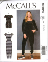 McCall&#39;s M8028 Misses S to XL Jumpsuit and Rompers Uncut Sewing Pattern - £11.69 GBP