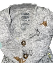 Carter’s Preemie Baby Bodysuit Lot Child of Mine 3 Pack Dino Neutral Unworn image 7