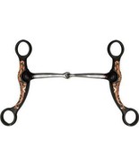 Showman 5.5 Brown Steel Bit w/ Engraved Copper Overlay - £117.81 GBP