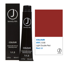 J Beverly Hills COLOUR Botanically Infused Hair Color Cream  - 6RR 6.66 Dark Che