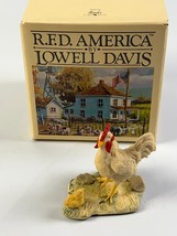 Lowell Davis THINKING BIG Figurine Schmid Fine Art 1981 Chicken Ball Can... - $349.57 MXN