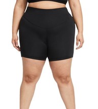 Nike Womens One Rainbow Ladder Bike Shorts Size:1X:Color:Black/White - £37.57 GBP