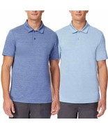 32 Degrees Cool Performance Polo, 2-Pack Blue/Blue  Men&#39;s Sz S-M  NWT - $21.36
