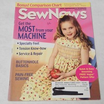 Sew News Magazine July 2003 Get the Most from Your Machine  - $11.98