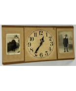 Creepy Hanging Wall Clock By WOOD WOULD Inc. Antique Children Photos 1 of 1 - $814.28 MXN