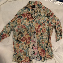Vintage California Connection Inc Women’s Shirt 20 Flowery Sh3 - £11.83 GBP