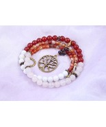 Pregnancy Tracking Necklace - Pick your charm - Fiery Flowers - Red carn... - $49.00