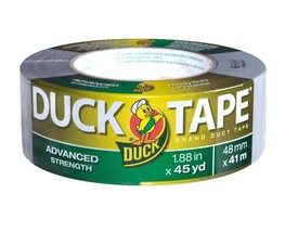 Duck Brand Duct Tape Roll, Advanced Strength, Silver Gray (1.88&quot; x 45 yd.) - £17.52 GBP