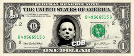 MICHAEL MYERS Friday the 13th on REAL Dollar Bill Cash Money Collectible... - £7.08 GBP