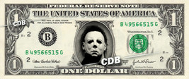 MICHAEL MYERS Friday the 13th on REAL Dollar Bill Cash Money Collectible... - £7.14 GBP